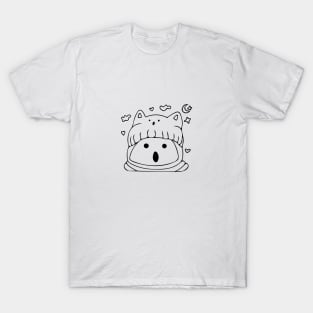 cute jelly wear beanie hat T-Shirt